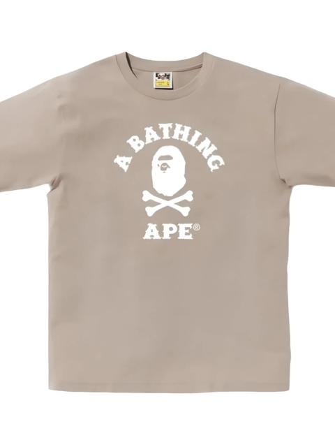 A BATHING APE® Captain Ape Crossbone Tee "Beige" 4L20 110 005 BEIGE
