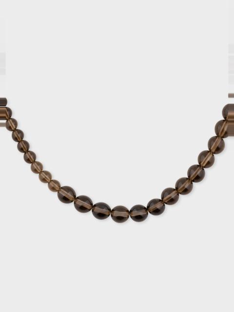 Paul Smith Men's Smoky Quartz & Gold Vermeil Necklace by Completedworks