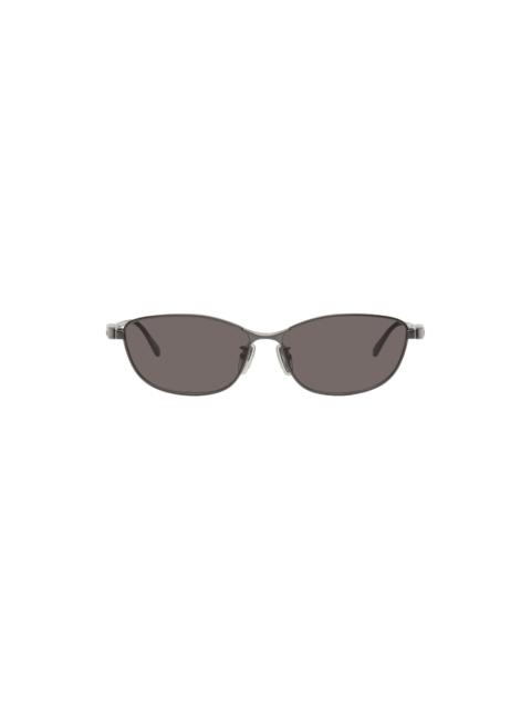 BALENCIAGA Gunmetal Miami Sunglasses