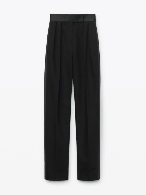 Alexander Wang HIGH WAISTED DENIM TUXEDO TROUSER