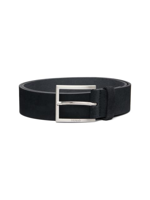 HUGO Black Nubuck Belt