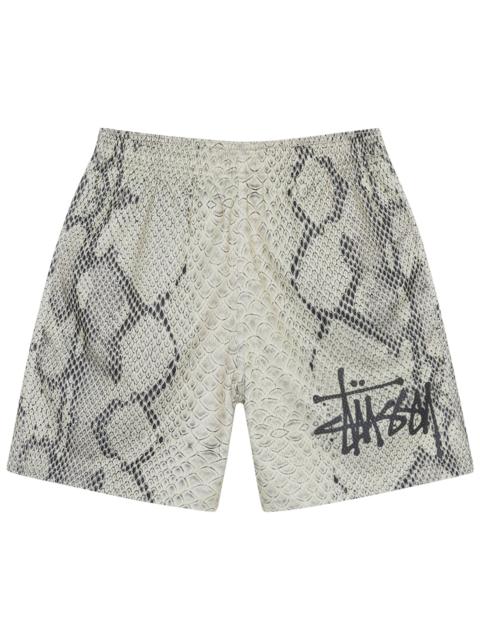 STUSSY BASIC MESH LEOPARD し*か様 SHORT