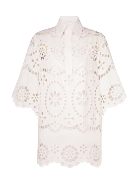 Zimmermann LEXI EMBROIDERED TUNIC