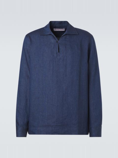ORLEBAR BROWN Vincent linen shirt