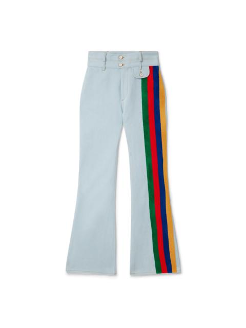 CASABLANCA Rainbow Embroidery Jeans