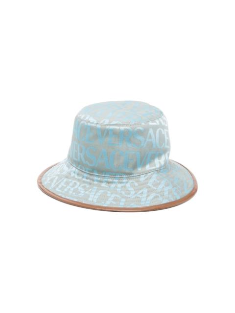 Versace Allover cotton bucket hat
