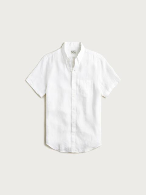 J.CREW Short-sleeve Baird McNutt Irish linen shirt