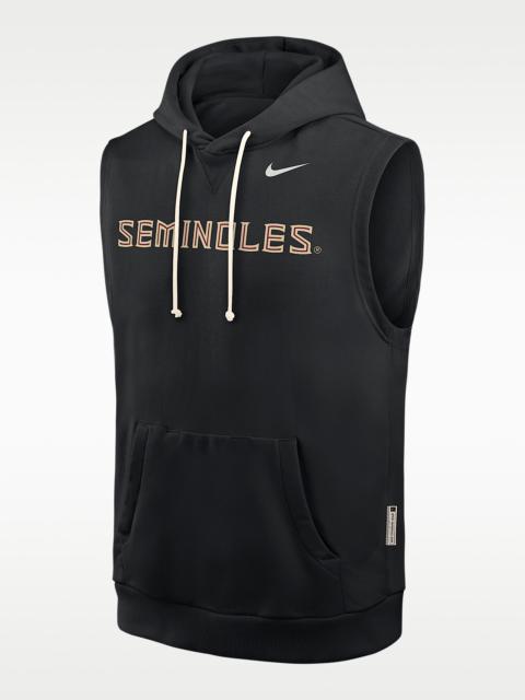 Nike Florida State Sideline Men's Nike Dri-FIT College Sleeveless Pullover Hoodie