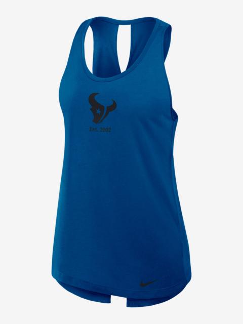 Nike Houston Texans Established Women's Nike Dri-FIT NFL Tank Top