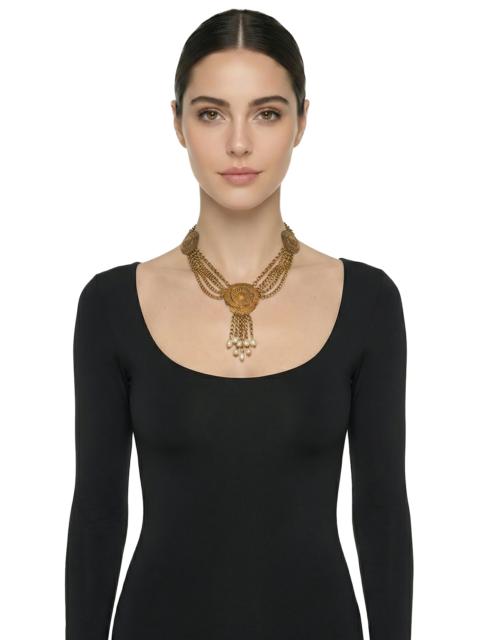 NORMA KAMALI BRASS CHAIN NECKLACE
