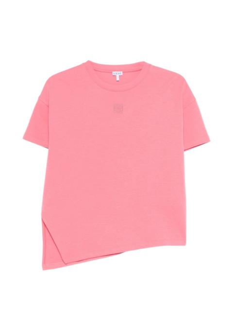 Loewe embroidered asymmetric T-shirt