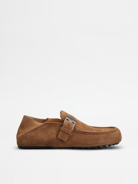 Tod's MULES IN SUEDE TOD'S•X CAPSULE COLLECTION - BROWN