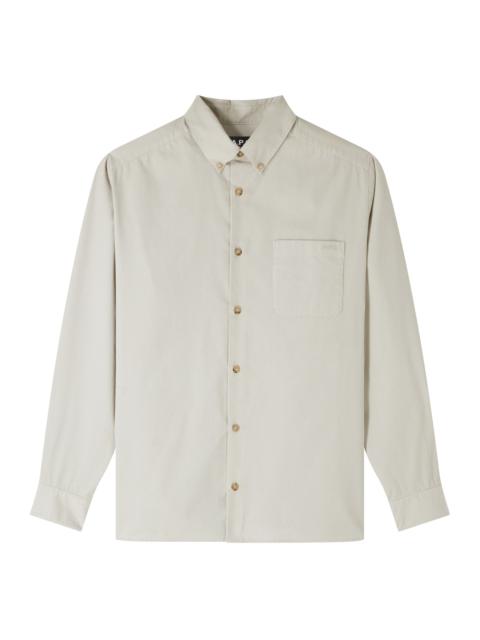 A.P.C. MATEO LOGO SHIRT