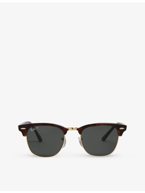 Ray-Ban RB3016 49 Clubmaster Havana square sunglasses