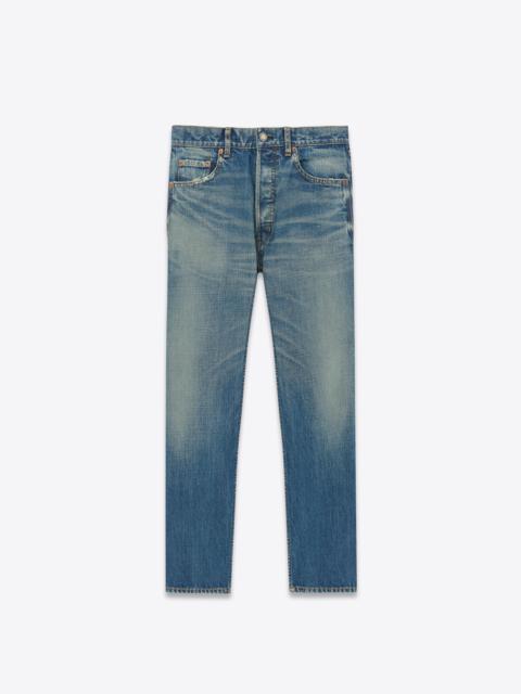 SAINT LAURENT mick jeans in vintage blue