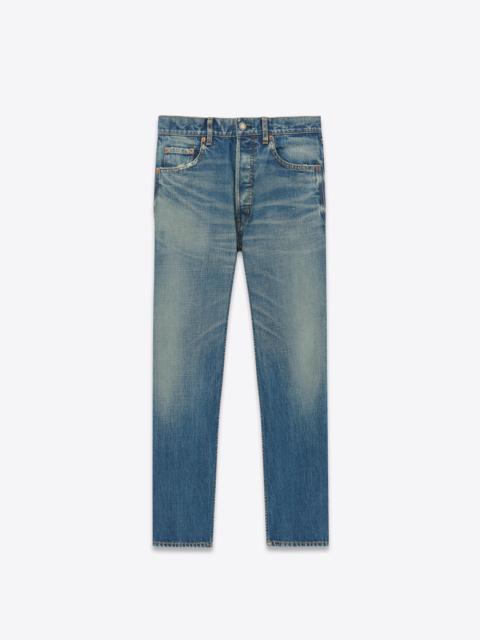 SAINT LAURENT mick jeans in vintage blue