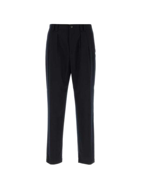 Canali pleated wool trousers