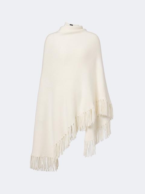 arch4 Duchess fringed cashmere poncho