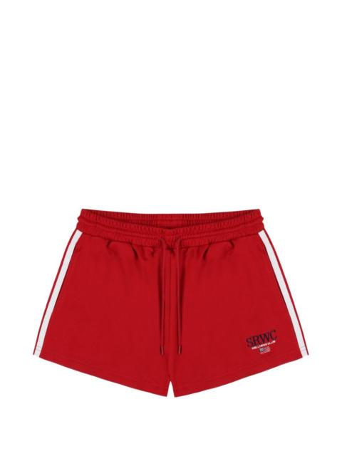 Sporty & Rich Roller stripe detail shorts