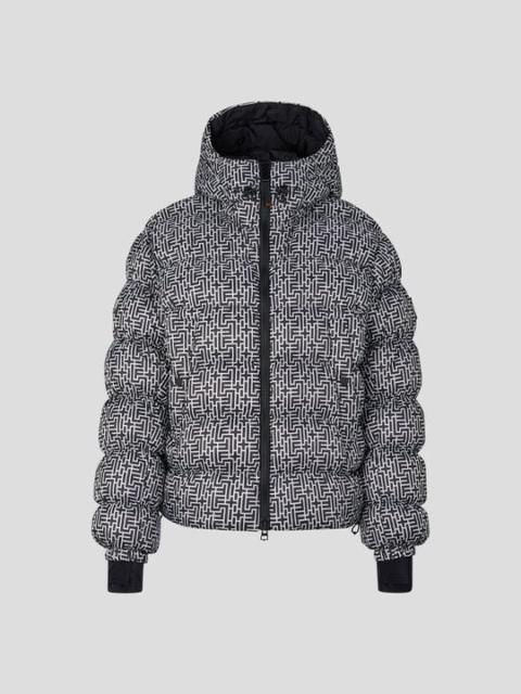 BOGNER Rosetta Quilted jacket in Black/White