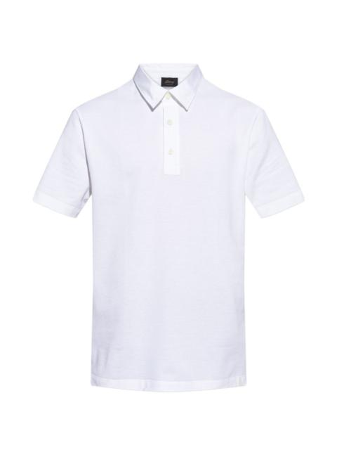 Brioni white polo shirt