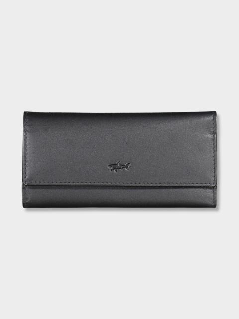Paul & Shark Leather and recycled fabric Keyholder Case