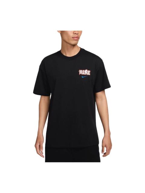 Nike Sportswear Max90 T-Shirt Asia Sizing 'Black' FZ5386-010