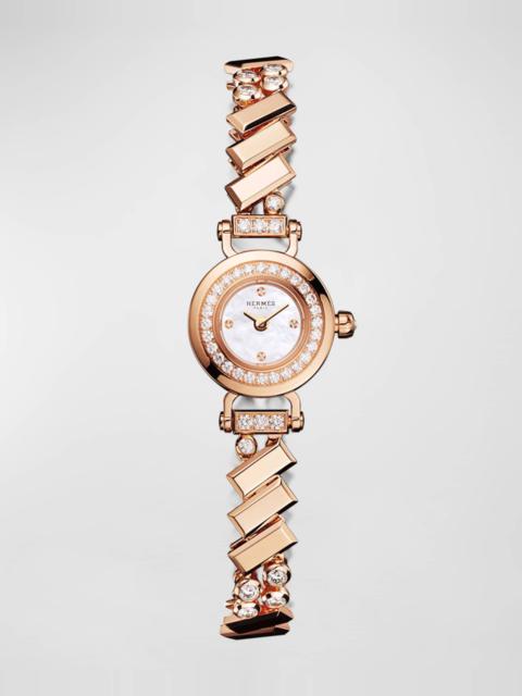 Hermès Faubourg Polka Watch, Mini Model, 15 MM