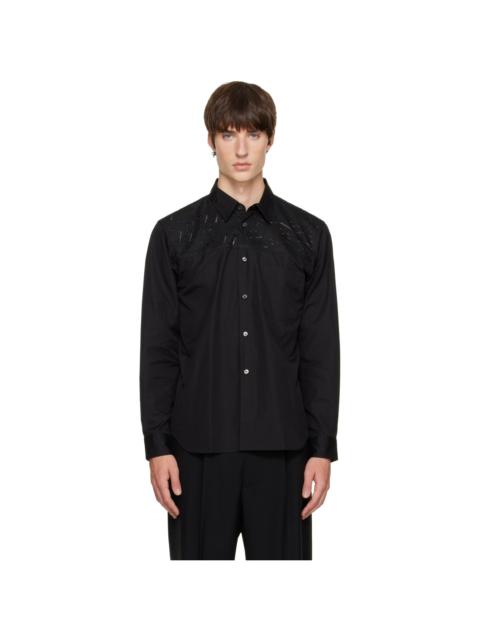 Comme des Garçons Homme Plus Black Lace Shirt