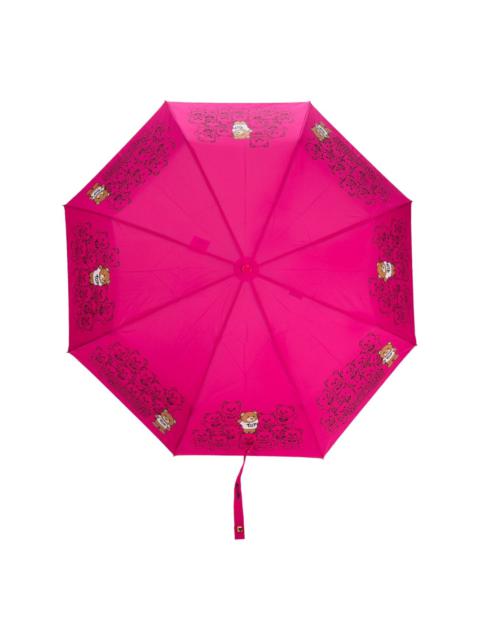 Teddy Bear-motif compact umbrella