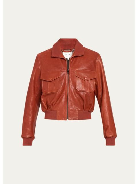 FRAME The Ace Leather Jacket