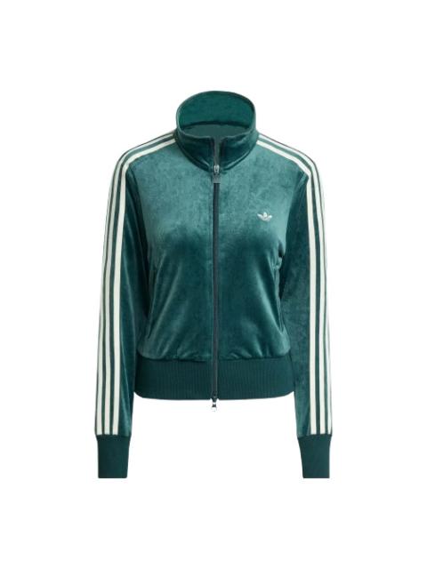 adidas (WMNS) adidas x Liberty London Track Top Asia Sizing 'Green' JW5267
