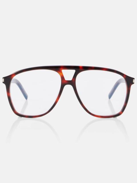 SAINT LAURENT Dune aviator glasses