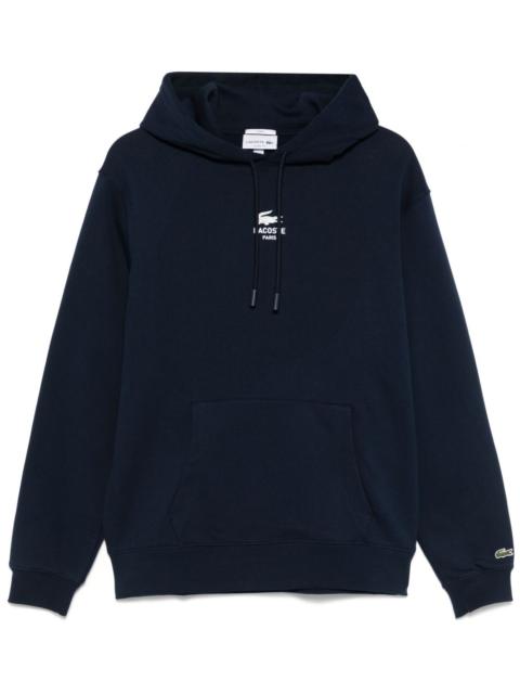 LACOSTE logo-print hoodie