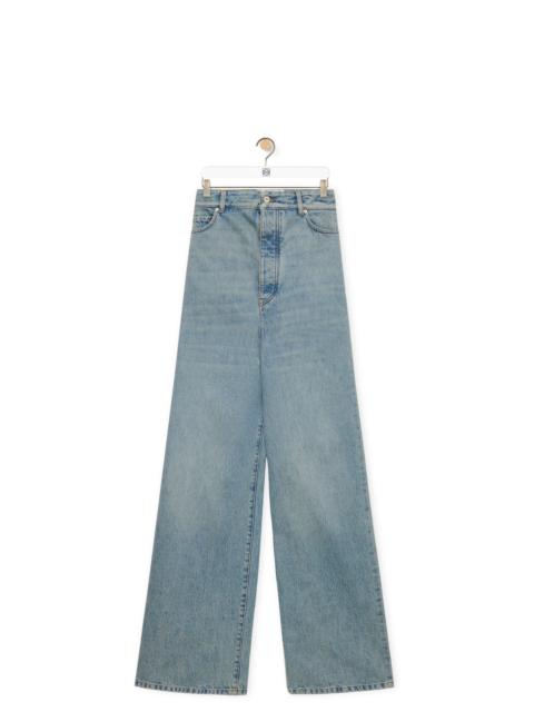 Loewe Bustier high waisted jeans in denim
