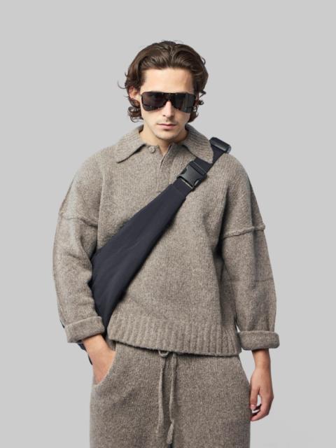 Seventh Knitted Mens Polo