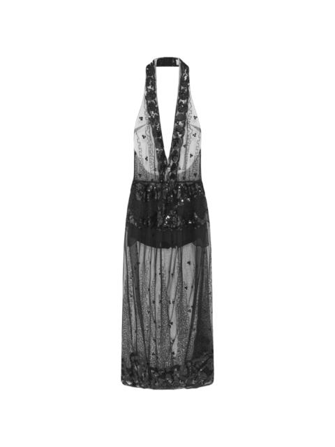 Salina sequin-embellished maxi dress