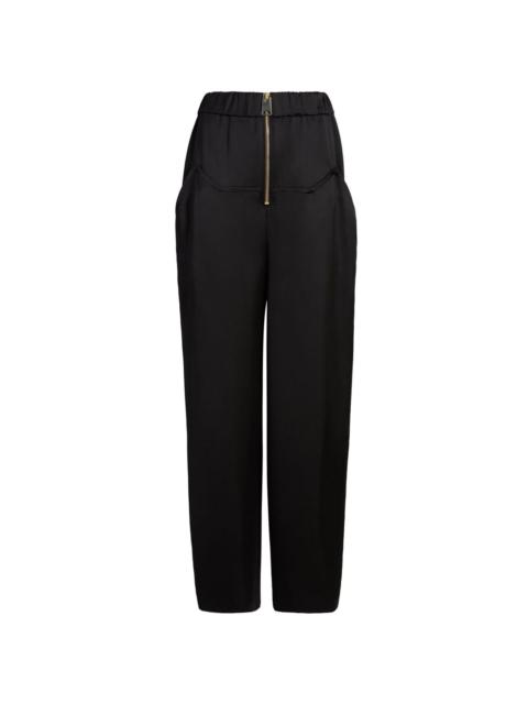 The Felton panelled straight-leg trousers