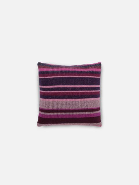 The Elder Statesman STRIPE SUPER SOFT CASHMERE PILLOW