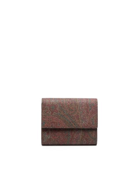paisley-pattern wallet