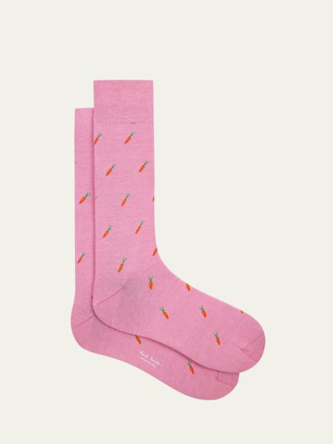Paul Smith Men's Carrot Crew Socks