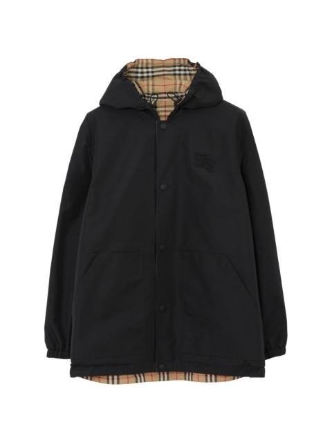 Burberry reversible check jacket