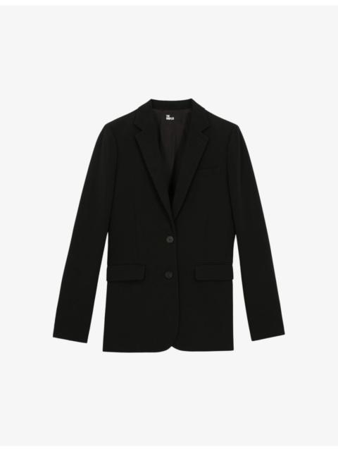 The Kooples Straight-fit stretch-crepe blazer
