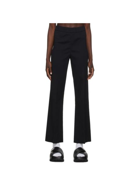 Jil Sander Black Pleated Trousers