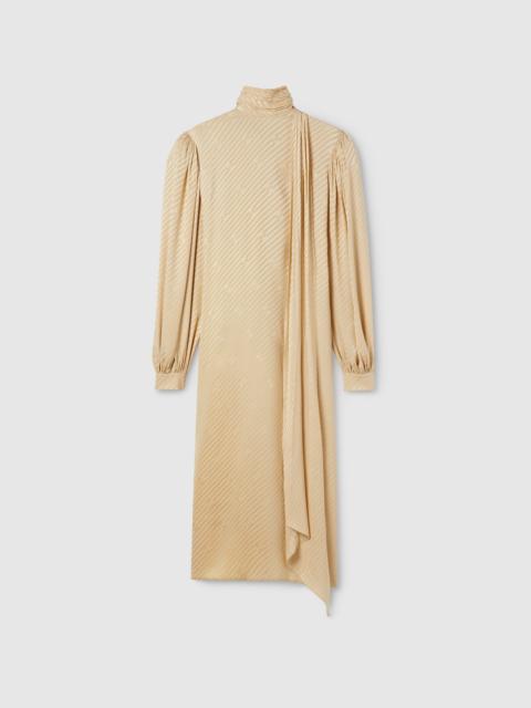 GUCCI Diagonal GG silk jacquard dress