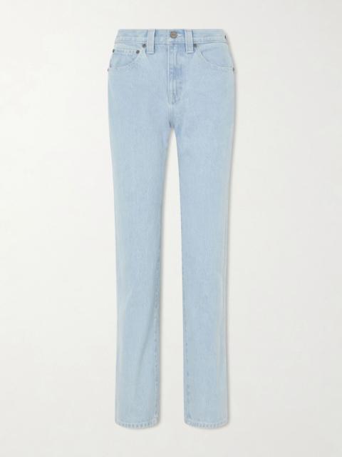 KHAITE Farley straight-leg jeans Light denim