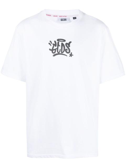 GCDS graffiti-print cotton T-shirt