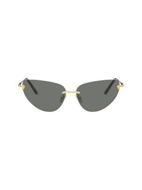 VERSACE Gold Medusa Cat-Eye Sunglasses