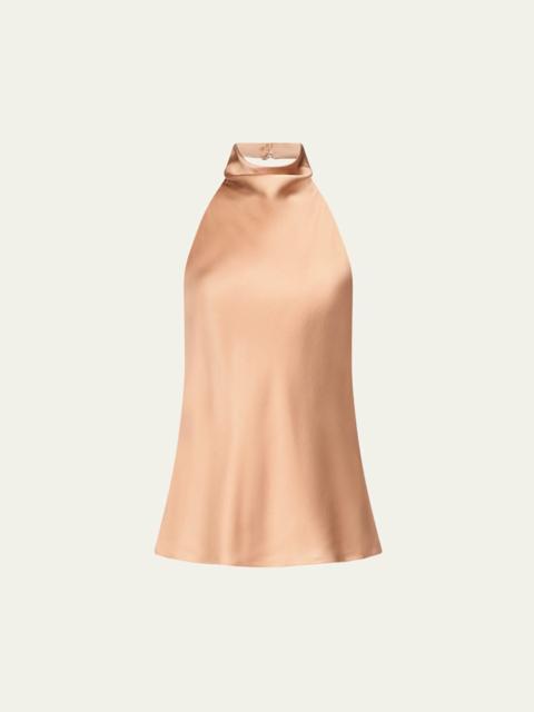 TWP Flowy Silk Halter Top