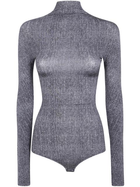 Maison Margiela Bodysuit Printed Herringbone